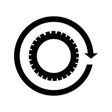 Abstract vector icon on white, illustrations isolated for graphic and web des Stock Illustration