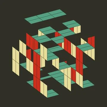 Abstract Vector Illustration. Abstract Vector Illustration. Can Be Used Fo... Foto stock