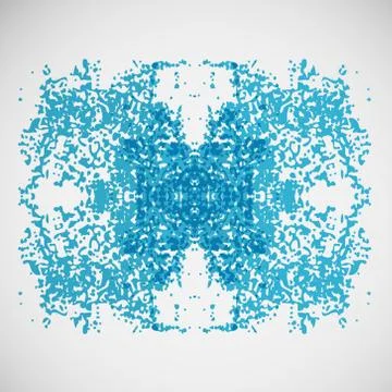 Abstract vector illustration of chaotic points eps Stock Illustration