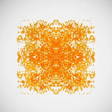 Abstract vector illustration of chaotic points eps Stock Illustration