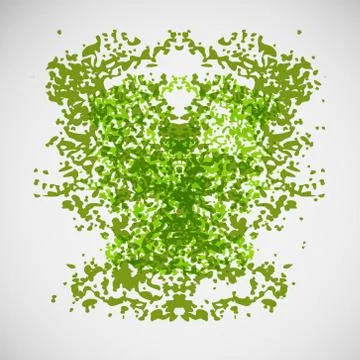 Abstract vector illustration of chaotic points eps Stock Illustration