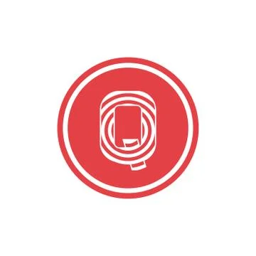 Abstract vector illustration circles forming letter q icon logo modern design Stock Illustration