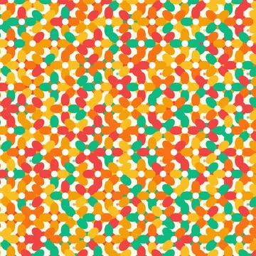 Abstract vector illustration of colorful seamless floral pattern with flowers Stock Illustration