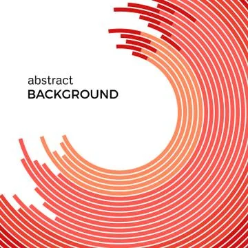 Abstract vector illustration depicting colored circles on a white background Stock Illustration