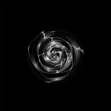 Abstract vector illustration. Hurricane, vortex, digital noise, swirl, tornado Illustrazione stock