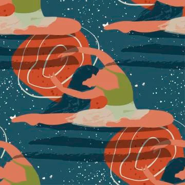 Abstract vector illustration. Stock Illustration