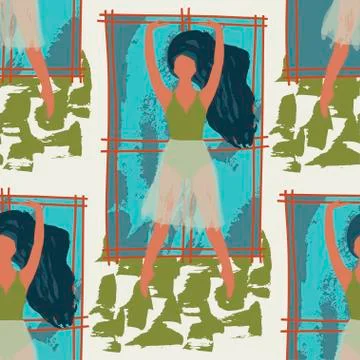 Abstract vector illustration. Stock Illustration