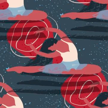 Abstract vector illustration. Stock Illustration