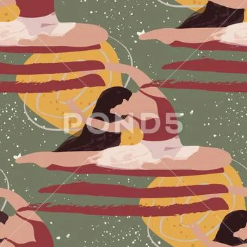 Abstract vector illustration. Stock Illustration