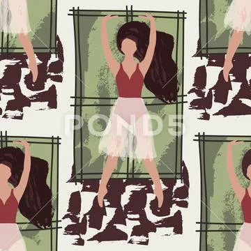 Abstract vector illustration. Stock Illustration