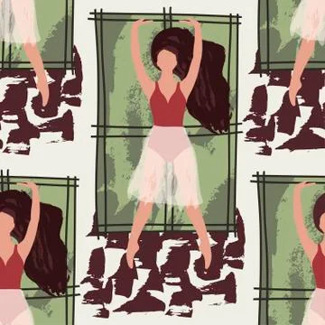 Abstract vector illustration. Stock Illustration