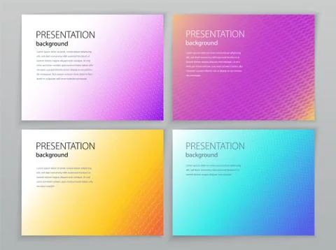 Abstract vector illustration for presentation slides. Minimalistic design Stock Illustration