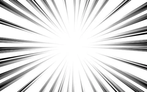 Abstract vector illustration of radial speed zoom for comic background. 스톡 일러스트