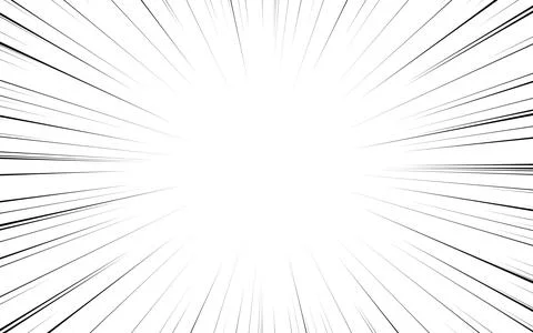 Abstract vector illustration of radial speed zoom for comic background. 库存插图