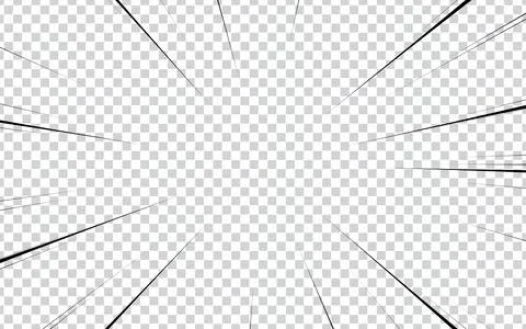 Abstract vector illustration of radial speed zoom for comic background. イラスト素材
