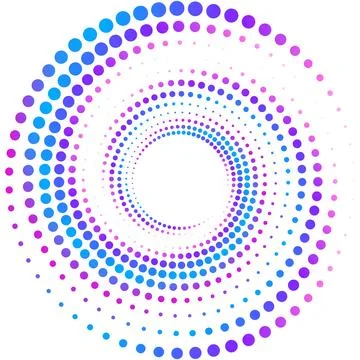 Abstract vector illustration of randomly scattered colorful dots, festive s.. Stock Illustration