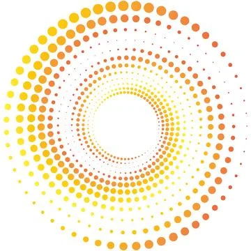 Abstract vector illustration of randomly scattered colorful dots, festive s.. 스톡 일러스트