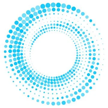 Abstract vector illustration of randomly scattered colorful dots, festive spi Stock Illustration