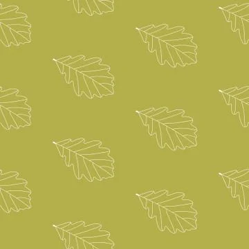 Abstract Vector Illustration Seamless Pattern Background with Falling Autumn  Stock Illustration