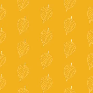 Abstract Vector Illustration Seamless Pattern Background with Falling Autumn  Stock Illustration