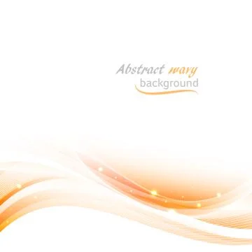 Abstract vector illustration with wavy pattern. Stock Illustration