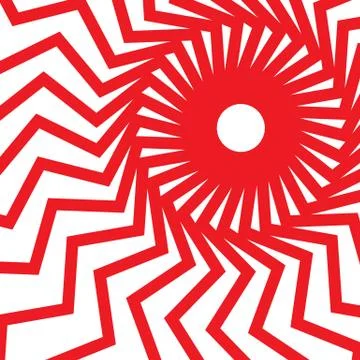 Abstract vector image on the basis of divergent, convergent rays Illustrazione stock