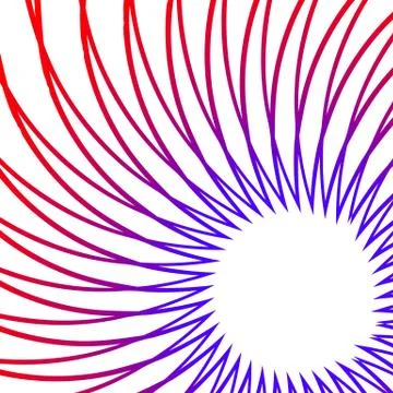 Abstract vector image on the basis of divergent, convergent rays Stock Illustration