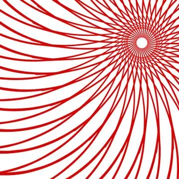 Abstract vector image on the basis of divergent, convergent rays Illustrazione stock