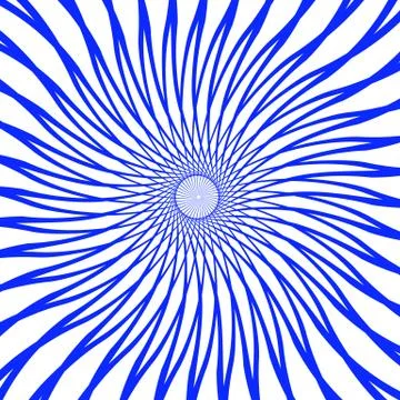 Abstract vector image on the basis of divergent, convergent rays Stock Illustration