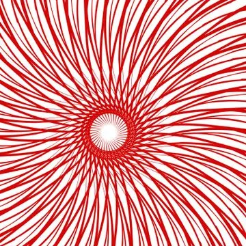 Abstract vector image on the basis of divergent, convergent rays Illustrazione stock