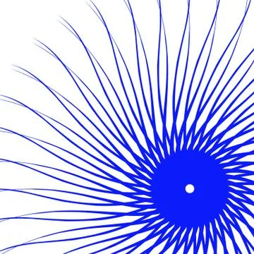 Abstract vector image on the basis of divergent, convergent rays Stock Illustration