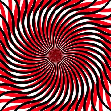 Abstract vector image on the basis of divergent, convergent rays Stock Illustration