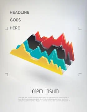 Abstract vector infographic element Stock Illustration