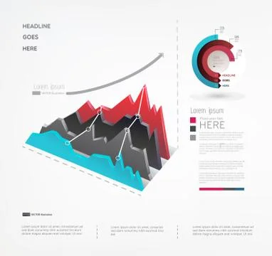 Abstract vector infographic element イラスト素材