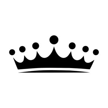 Abstract Vector King Crown Icons Pack Design Template Stock Illustration
