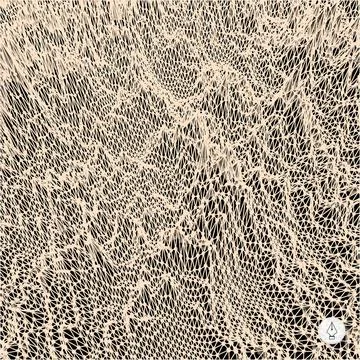 Abstract vector landscape background. 3d technology vector illustration. A... 스톡 사진