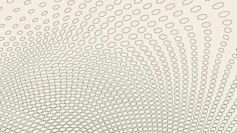 Abstract vector landscape background. Cyberspace grid. 3d technology Illustrazione stock