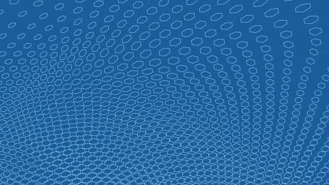 Abstract vector landscape background. Cyberspace grid. 3d technology Illustrazione stock