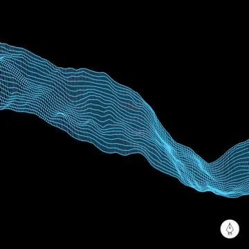 Abstract vector landscape background Stock Illustration