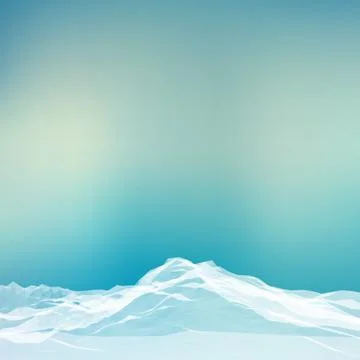 Abstract vector landscape mesh background. Chaotically connected points and p Stock Illustration
