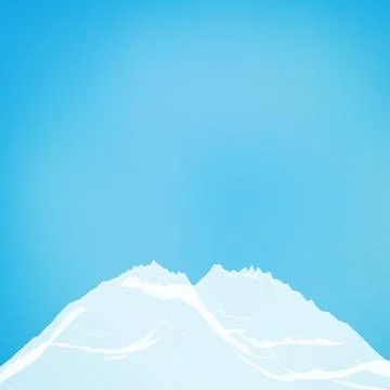 Abstract vector landscape mesh background. Chaotically connected points and p Illustrazione stock