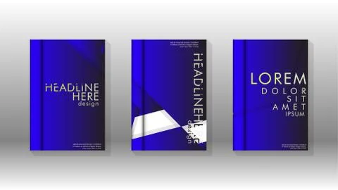 Abstract vector layout background. For brochures, annual, magazine, vector te Stock Illustration