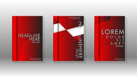 Abstract vector layout background. For brochures brochures, annual magazine v Stock Illustration