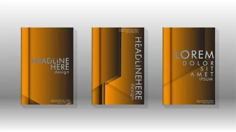 Abstract vector layout background. For brochures, annual, magazine, vector te Stock Illustration