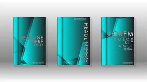 Abstract vector layout background. For brochures, annual, magazine, vector te Stock Illustration