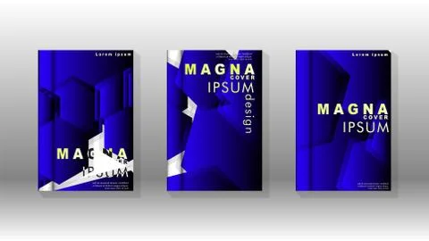 Abstract vector layout background. For brochures, annual, magazine, vector te Stock Illustration