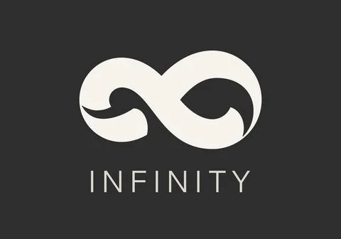 Abstract Vector Limitless Infinite Symbol Logo Template. Infinity Loop イラスト素材