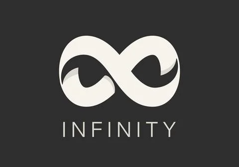Abstract Vector Limitless Infinite Symbol Logo Template. Infinity Loop イラスト素材