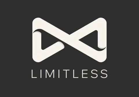 Abstract Vector Limitless Infinite Symbol Logo Template. Infinity Loop Stock Illustration