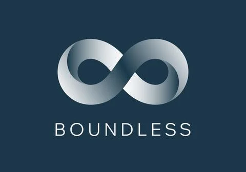 Abstract Vector Limitless Infinite Symbol Logo Template. Infinity Loop Stock Illustration